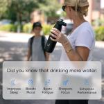 WATER.IO Smart Water Bottle - Track Intake, Stay Motivated