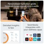 WATER.IO Smart Water Bottle - Track Intake, Stay Motivated