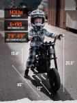 Hyper GoGo Electric Motorcycle for Kids Age 3+ - Retro Style with Light & Music Player