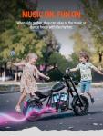 Hyper GoGo Electric Motorcycle for Kids Age 3+ - Retro Style with Light & Music Player