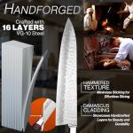 Yoshihiro VG10 Hammered Damascus Chef's Knife (8.25'')