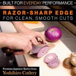 Yoshihiro VG10 Hammered Damascus Chef's Knife (8.25'')