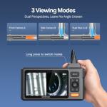 DEPSTECH Dual Lens Endoscope Camera with 5" Screen