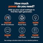 Generac 5,200-Watt Dual-Fuel Portable Inverter Generator - Gas and Propane Compatible - Quiet Operation - Clean, Stable Power - CA Compliant - Great for Home Backup, Camping, and RV Use