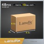 Pack of 48 Keyed Alike Laminated Padlocks, Orange Hoop