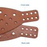 Voarmaks Wide Genuine Leather Headband Strap -Compatible with Audeze Maxwell Gaming Headset & Audeze MM-100 Professional Headphone,Premium Handcrafted, Durable, Comfortable, Cooler