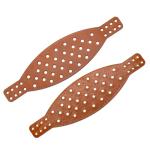 Voarmaks Wide Genuine Leather Headband Strap -Compatible with Audeze Maxwell Gaming Headset & Audeze MM-100 Professional Headphone,Premium Handcrafted, Durable, Comfortable, Cooler