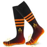 Heated Socks, Heated Socks for Men Women Rechargeable Washable, Up to 8 Hours Battery Electric Socks with 4 Heating Levels for Winter Outdoor Work Skiing Hunting Camping Hiking Fishing Cycling