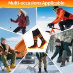 Heated Socks, Heated Socks for Men Women Rechargeable Washable, Up to 8 Hours Battery Electric Socks with 4 Heating Levels for Winter Outdoor Work Skiing Hunting Camping Hiking Fishing Cycling