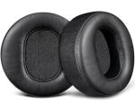 SOULWIT Replacement Earpads for Audeze LCD-2, LCD-2C, LCD-3, LCD-4, LCD-4Z, LCD-MX4, LCD-X, LCD-XC Headphones, Ear Pads Cushions with Soft Protein Leather and High-Density Memory Foam - Black