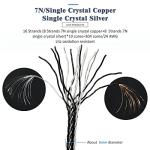 GUCraftsman 16 Strands 7N Single Crystal Copper/Silver Mixed Headphone Cable for AUDEZE LCD-X LCD-XC LCD2 LCD3 LCD4 LC5 LCD24 LCD-MX4 MM-500 MEZE Empyrean Elite Kennerton Thror Vali (4.4mm Plug)