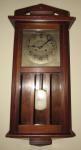 Antique German Junghans Wall Clock 8-Day, Time/Strike, Key-wind