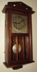 Antique German Junghans Wall Clock 8-Day, Time/Strike, Key-wind