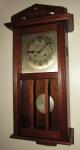 Antique German Junghans Wall Clock 8-Day, Time/Strike, Key-wind