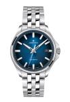 Junghans Meister S Automatic 36mm Blue Dial Steel Watch 27/4582.44