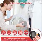 Heated Socks for Men Women, 8000mAh Rechargeable Battery Electric Heating Socks with APP Control Washable Winter Warm Socks for Foot Warmer Outdoor Fishing Hunting Ski Cycling Hiking Camping (X Large)