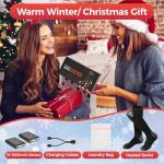 Heated Socks for Men Women, 8000mAh Rechargeable Battery Electric Heating Socks with APP Control Washable Winter Warm Socks for Foot Warmer Outdoor Fishing Hunting Ski Cycling Hiking Camping (X Large)