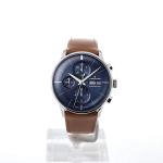 Junghans Meister Chronoscope Automatic Watch, J880.1, Blue, 027/4526.00