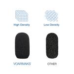 Voarmaks 4-Pack Mic Foam Covers Compatible with Audeze LCD GX, Maxwell Gaming Headset, Audeze Penrose, Penrose X, Mobius, HyperX Cloud Orbit S Gaming Headsets + 12 O-Rings in 3 Sizes