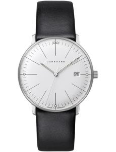Junghans Max Bill Damen 32.7mm White Dial Leather Band Watch 47/4251.02