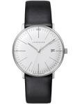 Junghans Max Bill Damen 32.7mm White Dial Leather Band Watch 47/4251.02