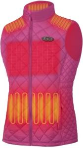 TRISTEAFF Womens Heated Vest, Heating Vests For Women With Battery Pack Included, Slim Fit Lightweight Warming Quilted Gilet, Rechargeable Electric Down Puffer Jacket For Winter, Cycling