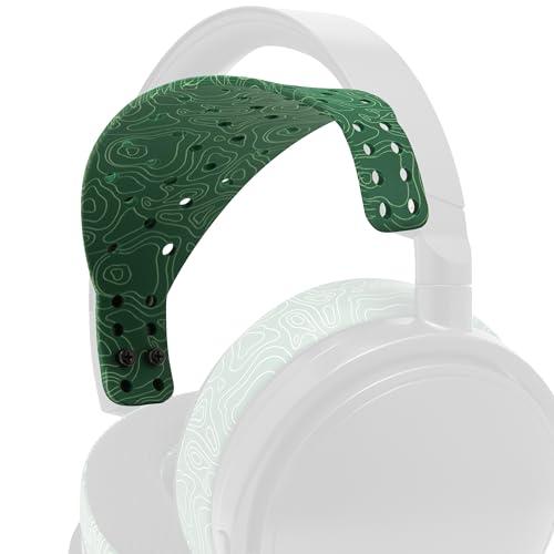 WC HeadbandZ Maxwell V2 – Upgraded Wide Silicone Headband Compatible with Audeze Maxwell, Made by Wicked Cushions | Wider Weight-Distributing Design, Softer Flexible Silicone | Emerald Tide