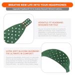 WC HeadbandZ Maxwell V2 – Upgraded Wide Silicone Headband Compatible with Audeze Maxwell, Made by Wicked Cushions | Wider Weight-Distributing Design, Softer Flexible Silicone | Emerald Tide