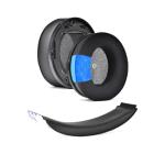 Buziba Cooling Gel Earpads Replacement Ear Pads Headband Cover for Audeze Penrose/Penrose X/Mobius Headphones Earpads Cushions Ice Earmuffs Headstrap Pad Repair Part for HyperX Cloud Orbit S Headset
