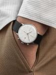 Junghans max bill Chronoscope Bauhaus Sapphire crystal Watch 27/4303.02