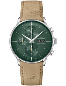 Junghans Meister Chrono English Date 40.7mm Green Dial Watch 27/4222.03