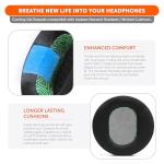 WC Freeze Maxwell - Cooling Gel Replacement Earpads for Audeze Maxwell Headphones by Wicked Cushions - Elevate Comfort, Durability, Thickness & Sound Isolation for Epic Gaming Sessions | Emerald Tide