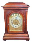 Vintage Junghans Westminster Chime Mantel Clock Germany Brass Dial Pendulum
