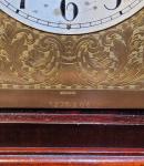 Vintage Junghans Westminster Chime Mantel Clock Germany Brass Dial Pendulum