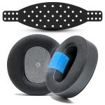 WC Mod Kit Maxwell V2 – Cooling Gel Earpads + Extra Wide Silicone Headband Compatible with Audeze Maxwell Xbox & PS5 by Wicked Cushions | Freeze Cooling & Enhanced Comfort | Black