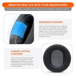 WC Mod Kit Maxwell V2 – Cooling Gel Earpads + Extra Wide Silicone Headband Compatible with Audeze Maxwell Xbox & PS5 by Wicked Cushions | Freeze Cooling & Enhanced Comfort | Black