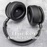 TRANSTEK Replacement Earpads Compatible with Audeze Maxwell Headphones, Maxwell Replacement Ear Cushion, Thickness and Noise Isolation Foam (Comfort Leather)