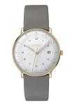 Junghans 59/7324.02 max bill MEGA Solar White Dial Gold Tone
