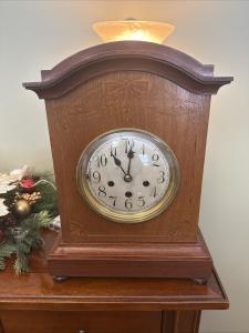 Antique Junghans German Mantel Clock from the Early 1900s. Beautiful Clock!!