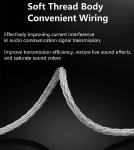 Tirstrup 4 Pin XLR Balanced Male Cable Pure Silver Headphone Cable Cord Headsets Cable Compatible with Hifiman Audeze LCD-2, LCD-3, LCD-4, LCD-X, LCD-XC (200CM, White)