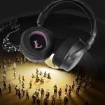 Jomwag Replacement Earpads for AUDEZE Maxwell - Breathable Mesh Black/Purple