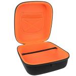 Geekria Shield Headphones Case Compatible with HiFiMAN Shangri-LA jr, Deva-Pro, DEVA, Sundara-C, Sundara, Arya, Ananda, Replacement Hard Shell Travel Carrying Bag with Cable Storage (Black)