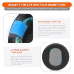 WC Mod Kit Maxwell V2 – Cooling Gel Earpads + Extra Wide Silicone Headband Compatible with Audeze Maxwell Xbox & PS5 by Wicked Cushions | Freeze Cooling & Enhanced Comfort | The Simulation