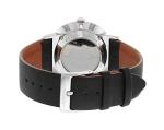 Junghans Watch Form A Automatic Matt Silver Dial Black Leather Strap 027/4731.00