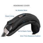 Voarmaks Headband Cushion Cover Compatible with Audeze Penrose, Penrose X, Mobius Headsets, Audeze Sine Planar Magnetic Headphones, HyperX Cloud Orbit S Gaming Headset, 6mm Thick Cushion, Hanging Loop