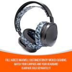 WC HeadbandZ Maxwell - Upgraded Silicone Headband for Audeze Maxwell by Wicked Cushions - Enhanced Flexibility, Comfort, and Style with Matching Earpad Designs| Geo Grey