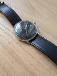 JUNGHANS Max Bill Automatic 027.4701 Mens Watch Black Dial Leather Strap