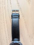 JUNGHANS Max Bill Automatic 027.4701 Mens Watch Black Dial Leather Strap