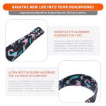 WC HeadbandZ Maxwell - Upgraded Silicone Headband for Audeze Maxwell by Wicked Cushions - Enhanced Flexibility, Comfort, and Style with Matching Earpad Designs| 90's Black