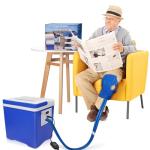 Hiumtree Cold Ice Therapy System, Timer, Knee/Joint Pad